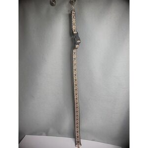 Vintage Emboidered Purse Strap Guitar Strap Adustable Brown Beige Black